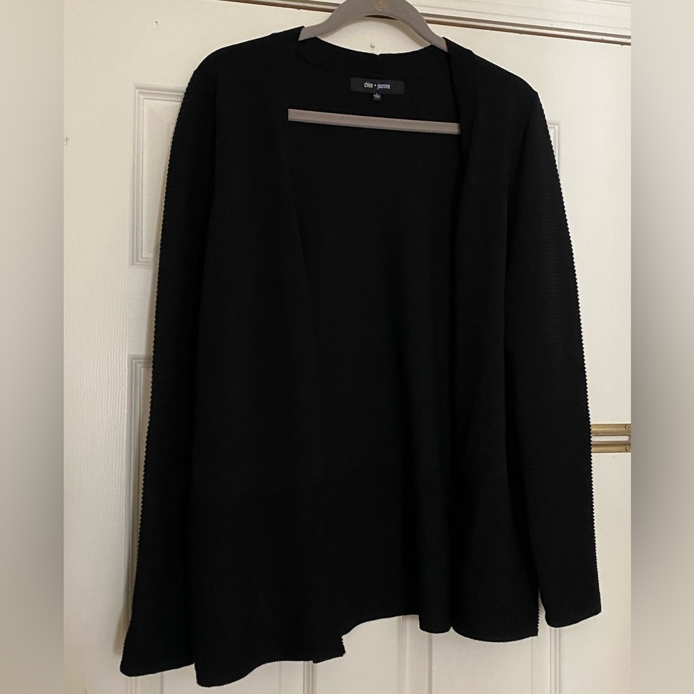 CHLOE + JASMINE | BLACK CARDIGAN | L |